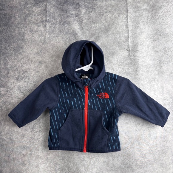 The North Face Other - The North Face Baby Glacier Full Zip Hoodie Fleece Jacket Coat Size 0-3 Months